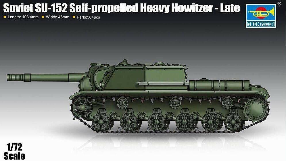 Modellbausätze Trumpeter SU-152, Späte Ausführung (07130)